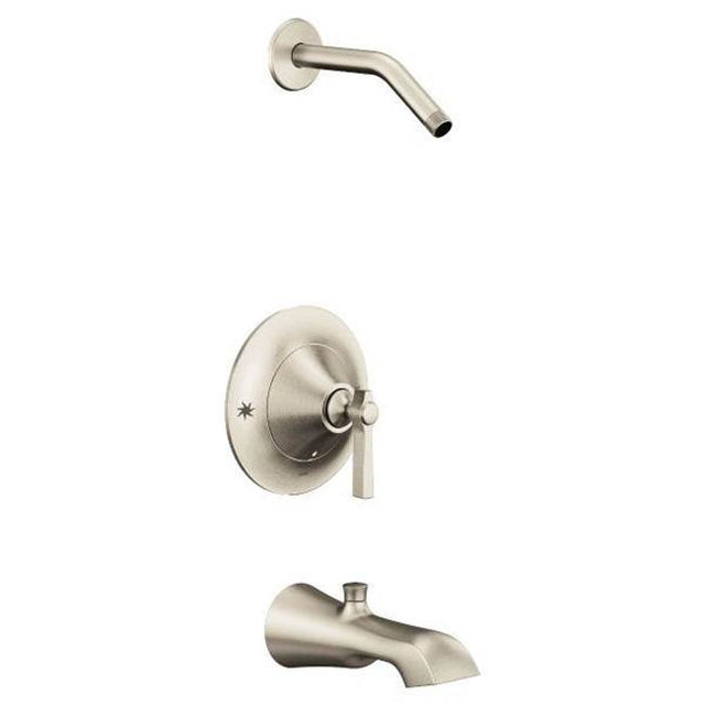 Moen - Brushed nickel Posi-Temp(R) tub/shower