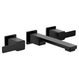 Moen - Matte black two-handle wall mount bathroom faucet - Matte Black