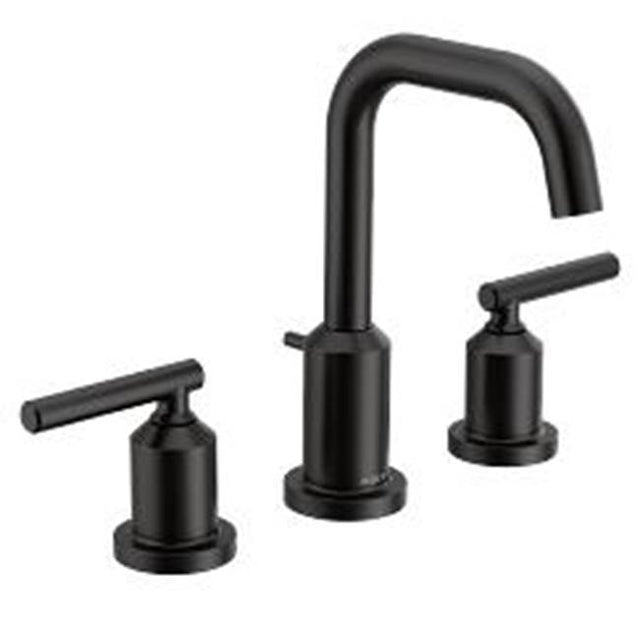 Moen - Matte Black Two-Handle Bathroom Faucet - Matte Black