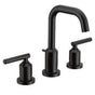Moen - Matte Black Two-Handle Bathroom Faucet - Matte Black