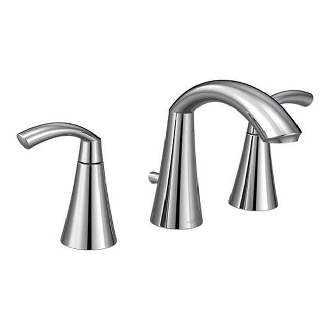 Moen - Chrome Two-Handle Bathroom Faucet - Chrome