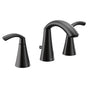 Moen - Matte Black Two-Handle Bathroom Faucet - Matte Black