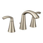 Moen - Brushed Nickel Two-Handle Bathroom Faucet - Brushed Nickel