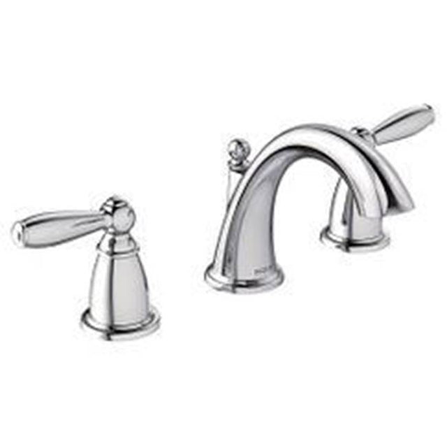 Moen - Chrome Two-Handle Bathroom Faucet - Chrome