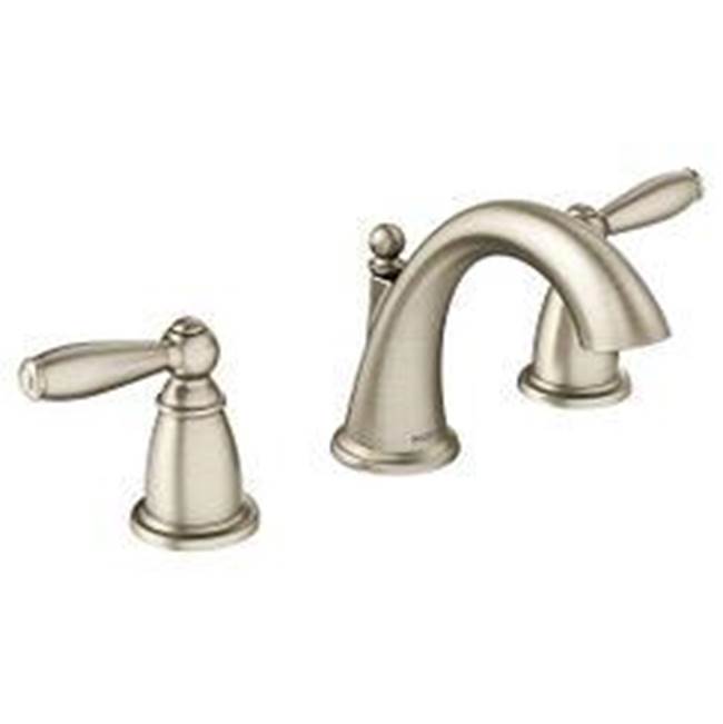 Moen - Brushed Nickel Two-Handle Bathroom Faucet - Brushed Nickel