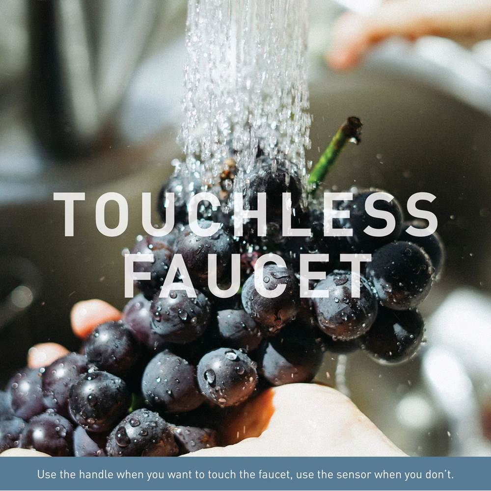 Arbor Motionsense Two-Sensor Touchless One-Handle Pulldown Kitchen Faucet Featuring Power Clean, Spot Resist Stainless
