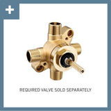 Voss 1-Handle M-CORE Transfer Valve Trim Kit in Chrome (Valve Sold Separately)