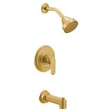 Moen - Brushed gold M-CORE 2 series tub/shower - Brushed Gold