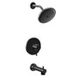 Moen - Align Matte Black M-Core 4-Series Tub/Shower - Matte Black