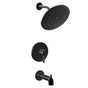 Moen - Cia Matte Black M-Core 4-Series Tub/Shower - Matte Black