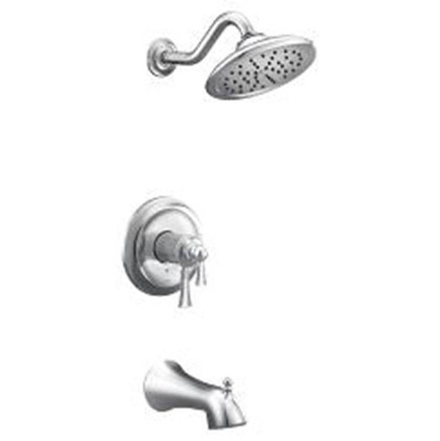 Moen - Wynford Chrome M-Core 4-Series Tub/Shower - Chrome