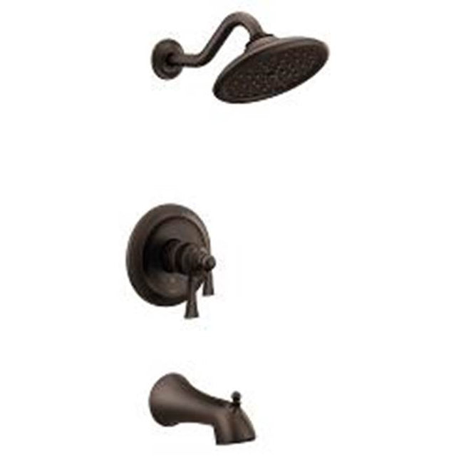 Moen - Wynford Oil Rubbed Bronze M-Core 4-Series Tub/Shower - Oil Rubbed Bronze