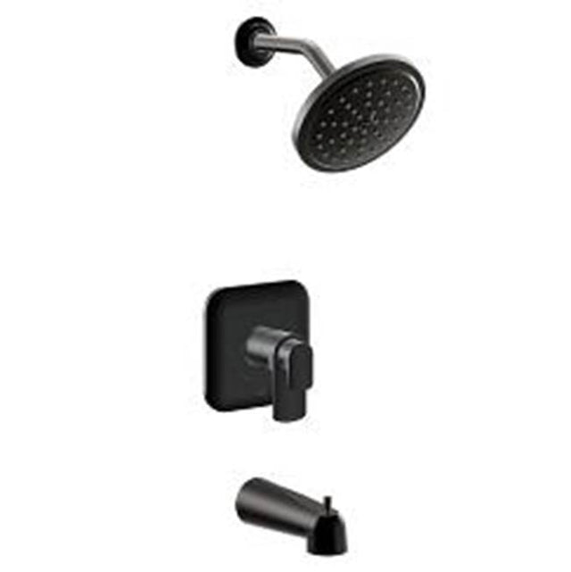 Moen - Rizon Matte Black M-Core 4-Series Tub/Shower - Matte Black