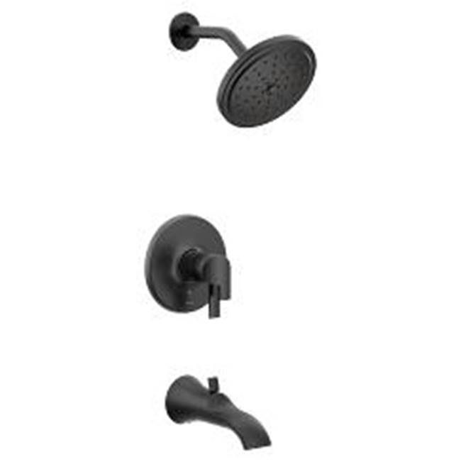 Moen - Matte Black M-Core 4-Series Tub/Shower - Matte Black
