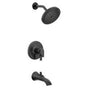 Moen - Matte Black M-Core 4-Series Tub/Shower - Matte Black