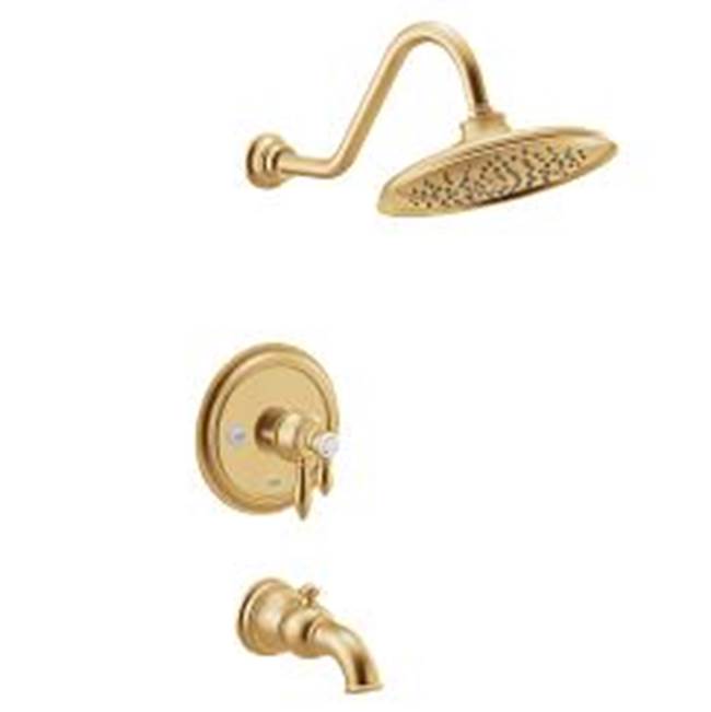 Moen - Brushed Gold M-Core 4-Series Tub/Shower - Brushed Gold