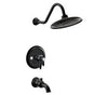 Moen - Matte Black M-Core 4-Series Tub/Shower - Matte Black