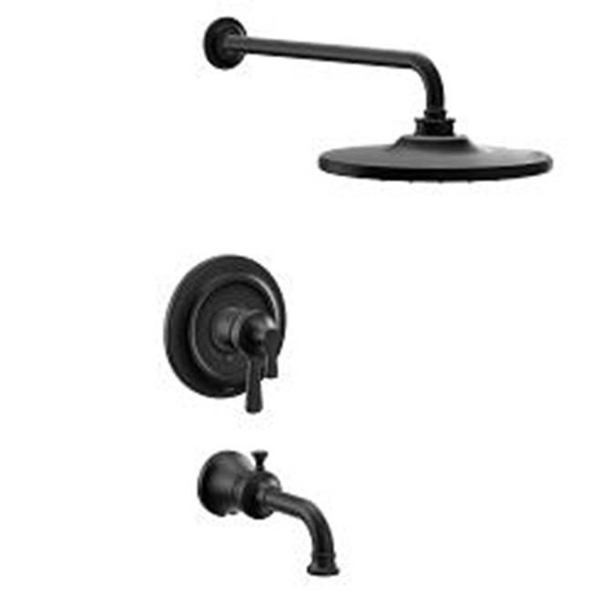 Moen - Matte Black M-Core 4-Series Tub/Shower - Matte Black