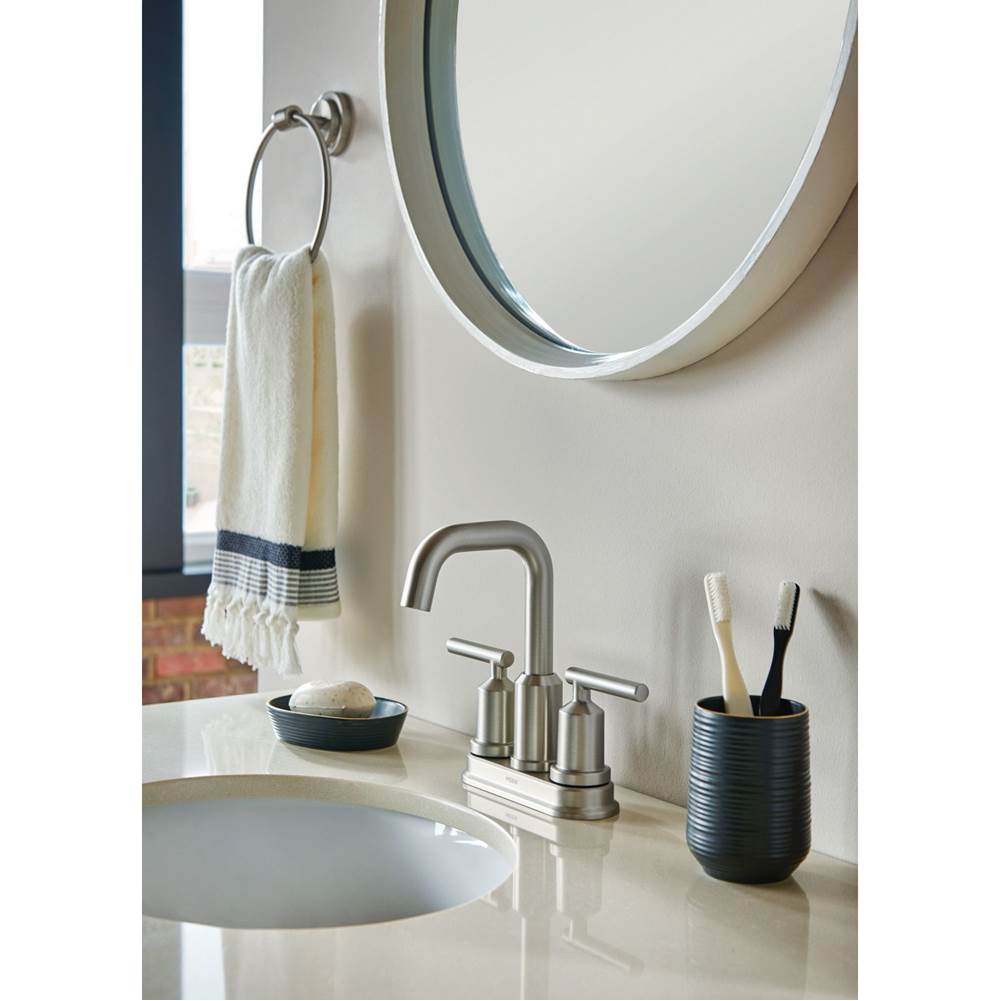 Brushed Nickel Towel Ring