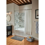 Brushed Nickel Three Globe Bath Light