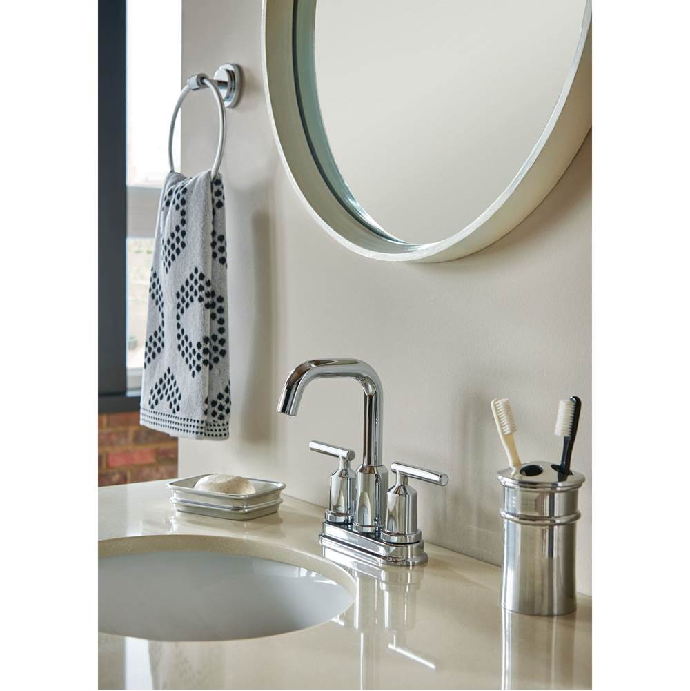Brushed Nickel Towel Ring