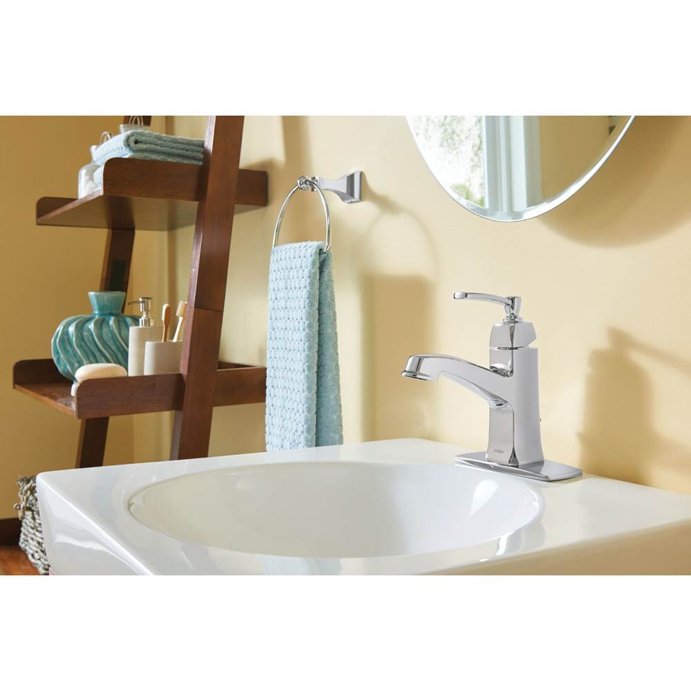 Brushed Nickel Towel Ring
