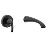 Moen - Glyde 1H Wall Mount Tub Filler, Matte Black - Matte Black