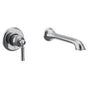 Moen - Dartmoor 1H Wall Mount Tub Filler, Chrome - Chrome