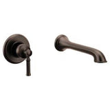 Moen - Dartmoor 1H Wall Mount Tub Filler, Oil Rubbed Bronze - Oil Rubbed Bronze