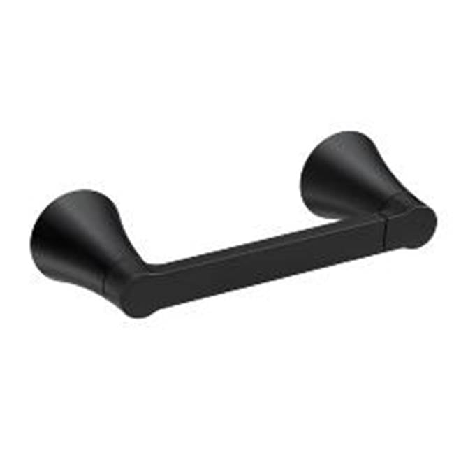 Moen - Matte Black Pivoting Paper Holder - Matte Black