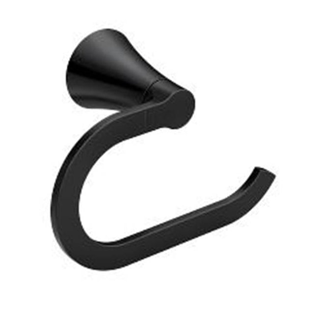 Moen - Matte Black Towel Ring - Matte Black