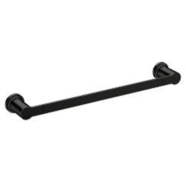 Moen - Matte Black 24'' Towel Bar - Matte Black