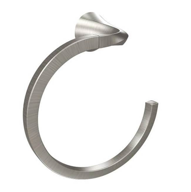 Moen - Brushed Nickel Towel Ring - Brushed Nickel