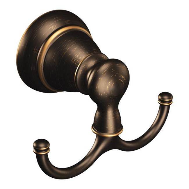 Moen - Mediterranean Bronze Double Robe Hook - Mediterranean Bronze