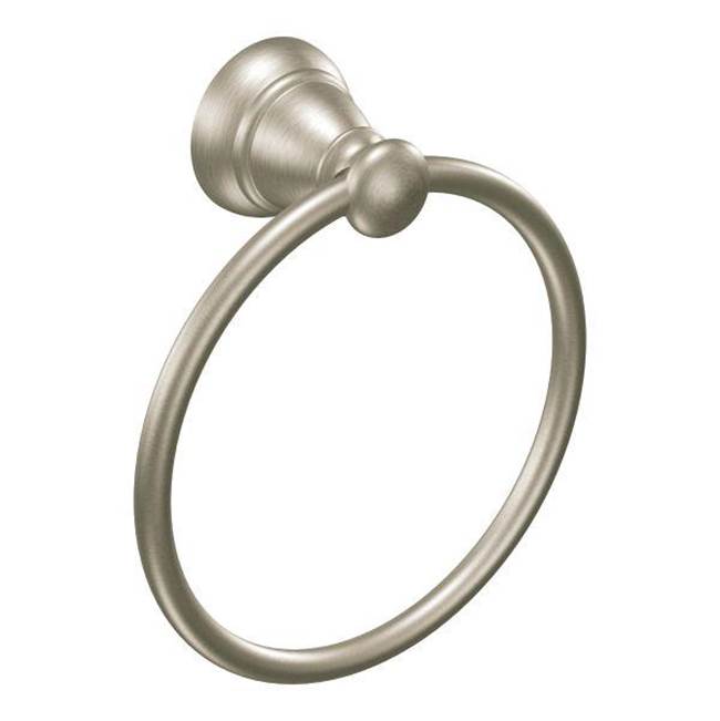 Moen - Brushed Nickel Towel Ring - Brushed Nickel