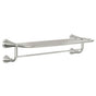 Moen - Brushed Nickel 24'' Towel Bar With Shelf - Brushed Nickel