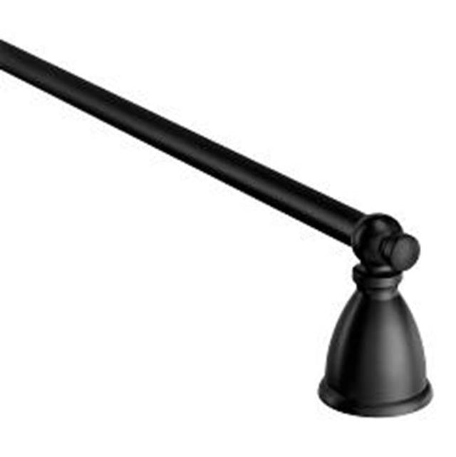 Moen - Matte Black 24'' Towel Bar - Matte Black