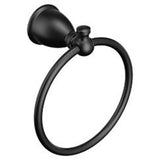 Moen - Matte Black Towel Ring - Matte Black