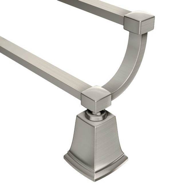 Moen - Brushed Nickel 24'' Double Towel Bar - Brushed Nickel