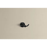 Matte Black Double Robe Hook