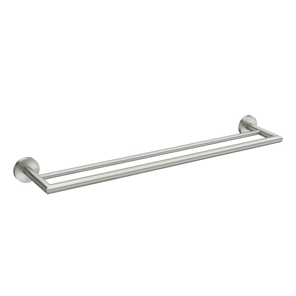 Moen - Brushed Nickel Double Towel Bar - Brushed Nickel