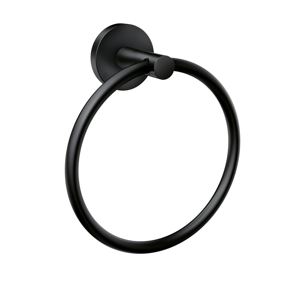 Moen - Matte Black Towel Ring - Matte Black