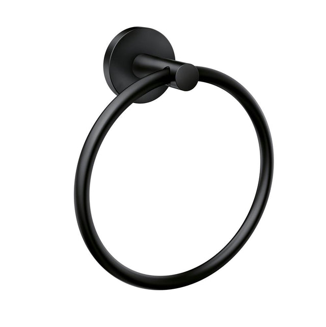 Moen - Matte Black Towel Ring - Matte Black