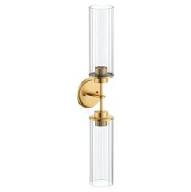 Moen - Brushed Gold Two Globe Bath Light - Brushed Gold