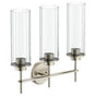 Moen - Brushed Nickel Three Globe Bath Light - Brushed Nickel