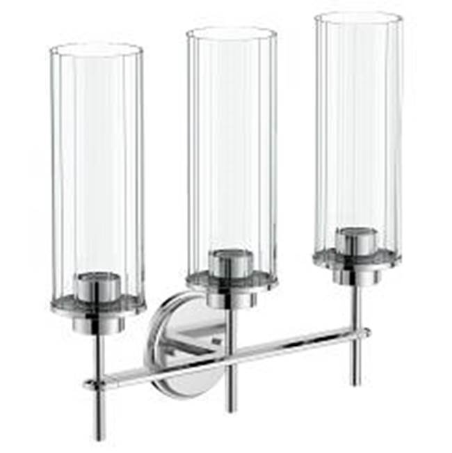 Moen - Chrome Three Globe Bath Light - Chrome