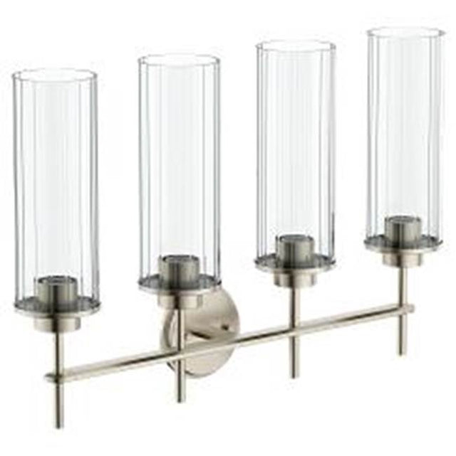 Moen - Brushed Nickel Four Globe Bath Light - Brushed Nickel