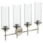 Moen - Brushed Nickel Four Globe Bath Light - Brushed Nickel
