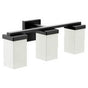 Moen - Matte Black Three Globe Bath Light - Matte Black