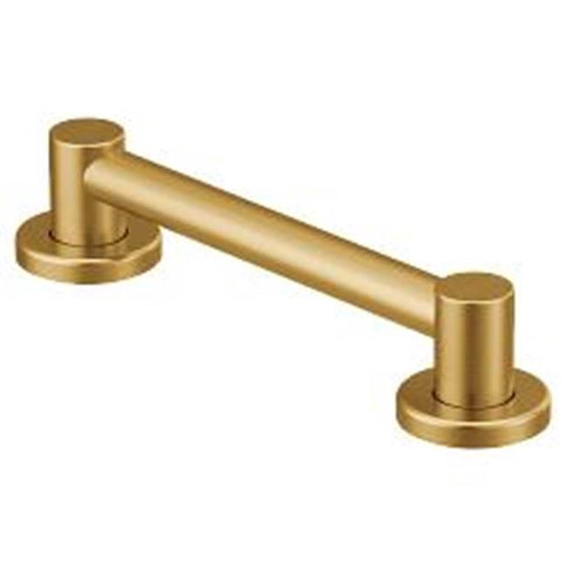 Moen - Brushed Gold 12'' Designer Grab Bar - Brushed Gold